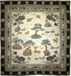 Fine Antique Ninshiya 1st half of the 19th Century Rug 12 10 x 14 0  - 4321073