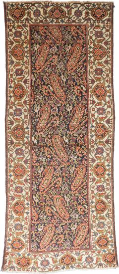 Fine Antique Northwest Persian Wool on Wool Short Rug 3 5 x 8 8  - 4553445