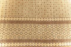 Fine Antique Persian Ghom Beige and Brown Handwoven Wool Rug - 2453495