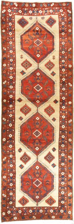 Fine Antique Persian Karaje Heriz Runner 3 0 x 8 11  - 4538408