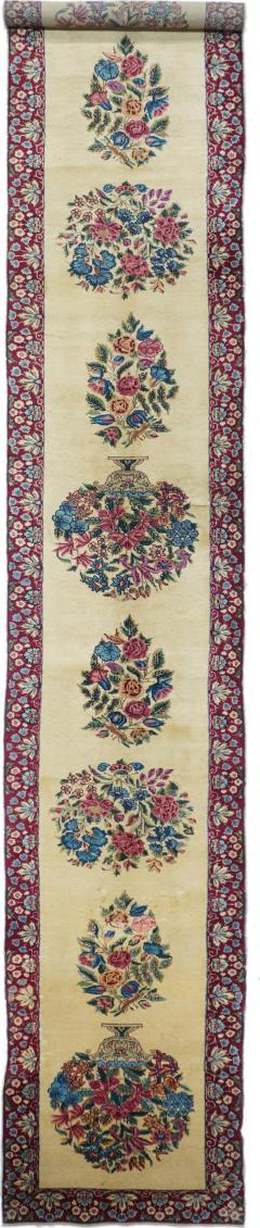 Fine Antique Persian Kerman Long Rug 2 5 x 16 2  - 4538411