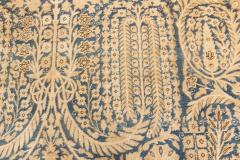 Fine Antique Persian Kirman Blue Handmade Wool Carpet - 2465118