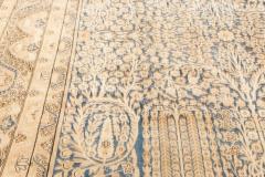 Fine Antique Persian Kirman Blue Handmade Wool Carpet - 2465119