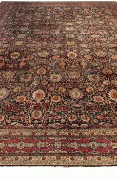 Fine Antique Persian Kirman Botanic Handmade Wool Carpet - 2447661