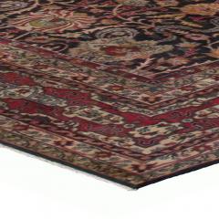 Fine Antique Persian Kirman Botanic Handmade Wool Carpet - 2447664