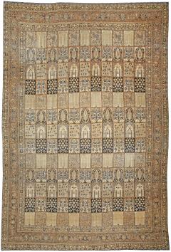 Fine Antique Persian Kirman Botanic Handmade Wool Rug - 2461790