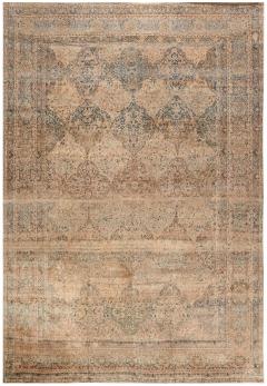 Fine Antique Persian Kirman Handmade Wool Rug - 2465180
