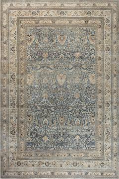 Fine Antique Persian Mashad Handmade Wool Rug - 2446807