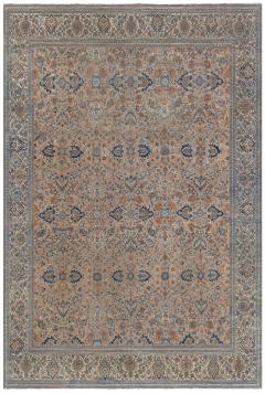 Fine Antique Persian Meshad Botanic Handmade Wool Rug - 2464749