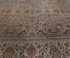 Fine Antique Persian Meshad Botanic Handmade Wool Rug - 2464753