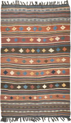 Fine Antique Persian Qashqai Kilim Rug 5 5 x 8 2  - 4460946