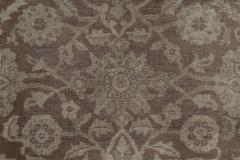 Fine Antique Persian Sultanabad Brown Handmade Wool Rug - 2454425