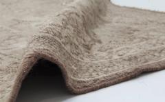 Fine Antique Persian Sultanabad Brown Handmade Wool Rug - 2454427
