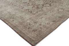 Fine Antique Persian Sultanabad Brown Handmade Wool Rug - 2454428