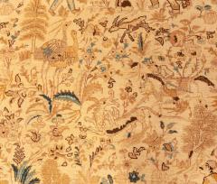 Fine Antique Persian Tabriz Animal Botanic Handmade Wool Rug - 2453436