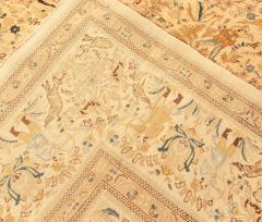 Fine Antique Persian Tabriz Animal Botanic Handmade Wool Rug - 2453439
