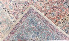 Fine Antique Persian Tabriz Animal Botanic Handwoven Wool Carpet - 4009059