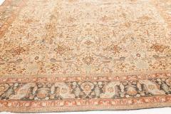 Fine Antique Persian Tabriz Botanic Design Handmade Wool Rug - 2446754