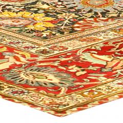 Fine Antique Persian Tabriz Floral Red Handmade Wool Rug Size Adjusted  - 2447607