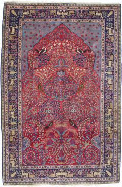 Fine Antique Persian Tabriz Rug 5 10 x 8 10  - 4332260