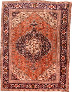 Fine Antique Persian Tabriz Rug 7 4 x 9 7  - 4538771