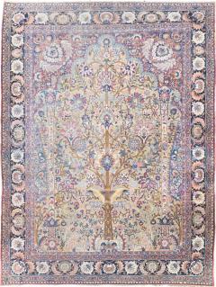 Fine Antique Persian Tehran Rug 9 11 x 13 6  - 4318974
