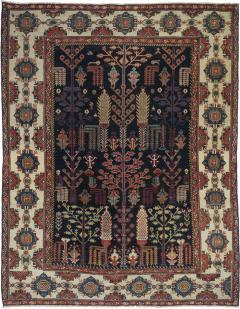 Fine Antique Persian Tribal Bakhtiari Rug 6 5 x 8 1  - 4405243