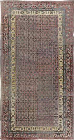 Fine Antique Samarkand Khotan Handmade Wool Rug - 2454817