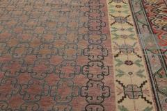 Fine Antique Samarkand Khotan Handmade Wool Rug - 2454819