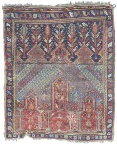 Fine Antique Turkish Wool Rug 3 10 x 4 9  - 4458697