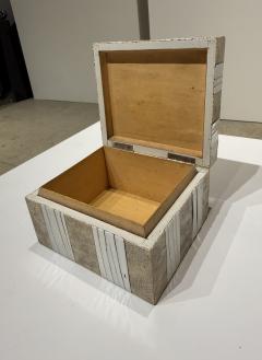 Fine Art Deco Deco shagreen box with bone inlay England 1920 s - 4449447