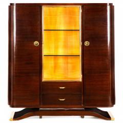 Fine Art Deco Macassar Ebony Vitrine Display Cabinet by Gouff ca 1930 - 4501770