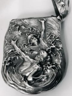 Fine Art Nouveau Sterling Silver Vesta Match Safe William Kerr circa 1900 - 1055425