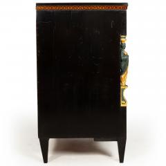 Fine Austrian Empire Black Lacquered Cabinet Sideboard circa 1820 - 4481862