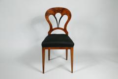 Fine Biedermeier Set of Six Chairs Table Vienna c 1825  - 3460270