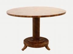 Fine Biedermeier Walnut Center Table Vienna c 1825  - 3434282