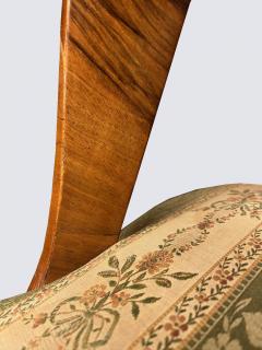 Fine Biedermeier Walnut Chair Vienna c 1825  - 3441311