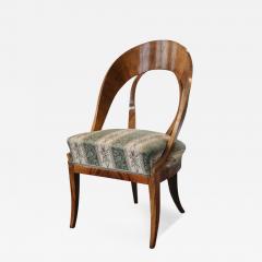 Fine Biedermeier Walnut Chair Vienna c 1825  - 3444320