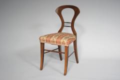 Fine Biedermeier Walnut Chair Vienna c 1825  - 3493478