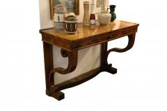 Fine Biedermeier Walnut Console Vienna c 1825  - 3465501