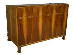 Fine Biedermeier Walnut Drop Front Desk Vienna c 1825  - 3433878