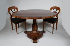 Fine Biedermeier Walnut Large Center Table Vienna c 1825  - 3510360