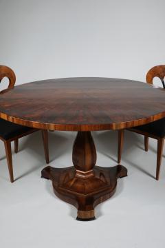 Fine Biedermeier Walnut Large Center Table Vienna c 1825  - 3510362