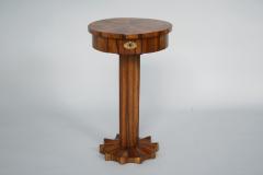 Fine Biedermeier Walnut Side Table Vienna c 1825  - 3435742