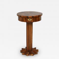 Fine Biedermeier Walnut Side Table Vienna c 1825  - 3440060