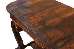 Fine Biedermeier Walnut Side Table Vienna c 1825  - 3462797