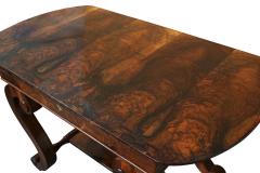 Fine Biedermeier Walnut Side Table Vienna c 1825  - 3462799