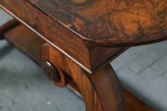 Fine Biedermeier Walnut Side Table Vienna c 1825  - 3462801