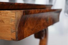 Fine Biedermeier Walnut Side Table Vienna c 1825  - 3462803