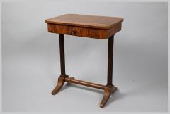 Fine Biedermeier Walnut Side Table Vienna c 1825  - 3672717